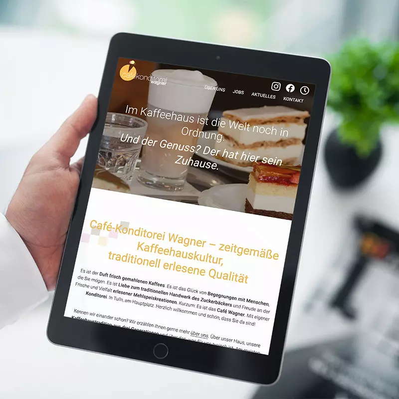 Café Wagner – Tablet