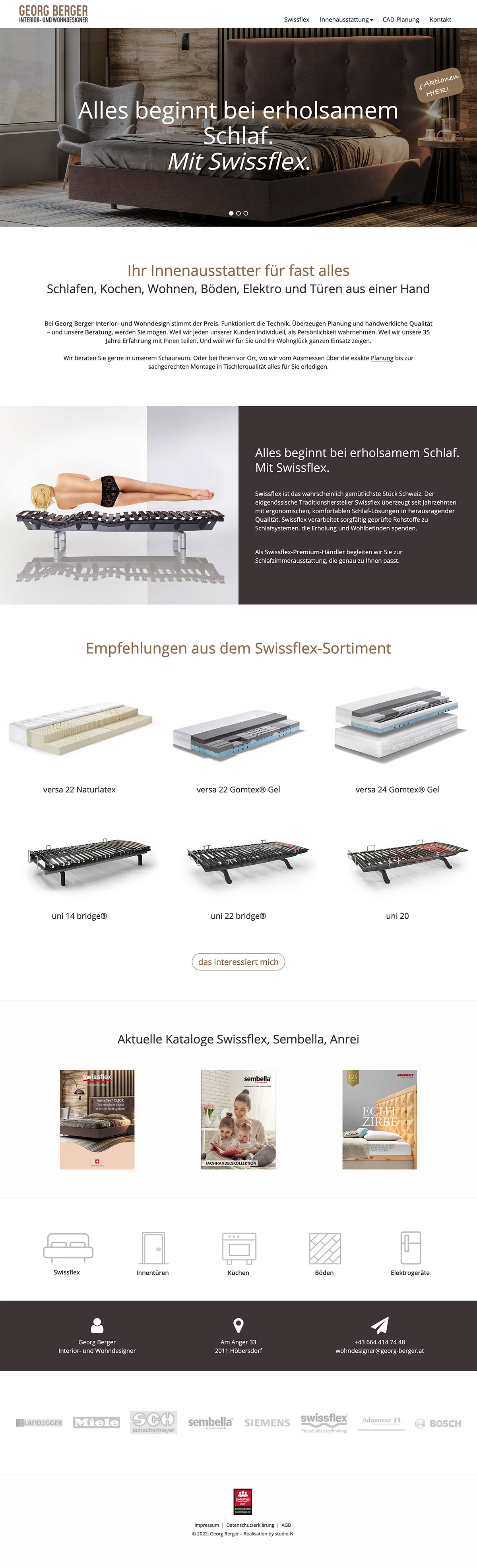 Ansicht – Homepage