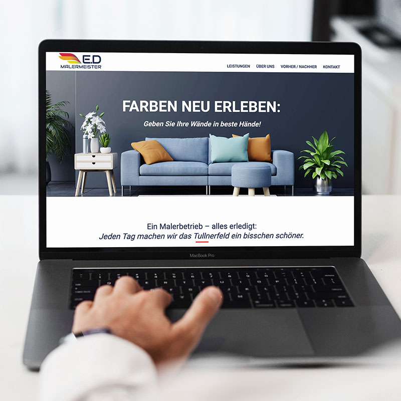 Malermeister ED – Webdesign