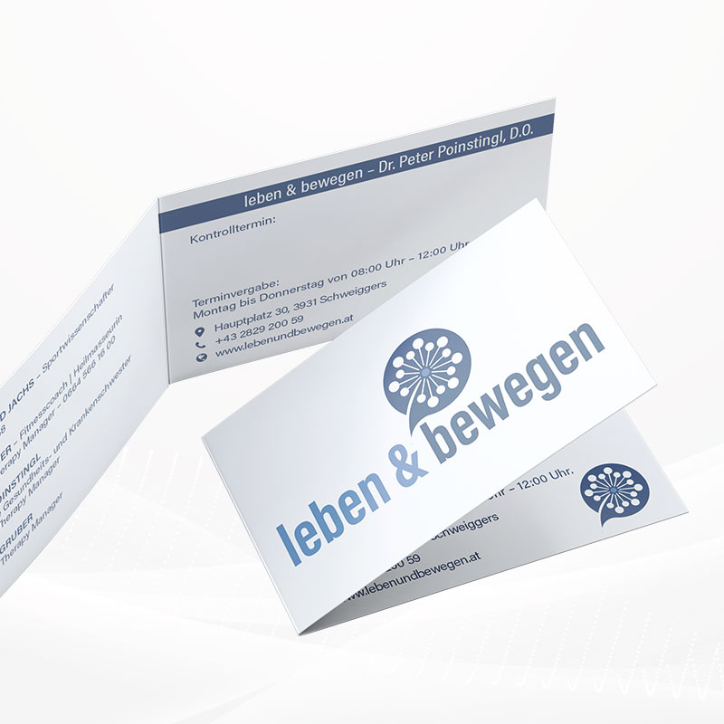 leben &amp; bewegen – Corporate Design