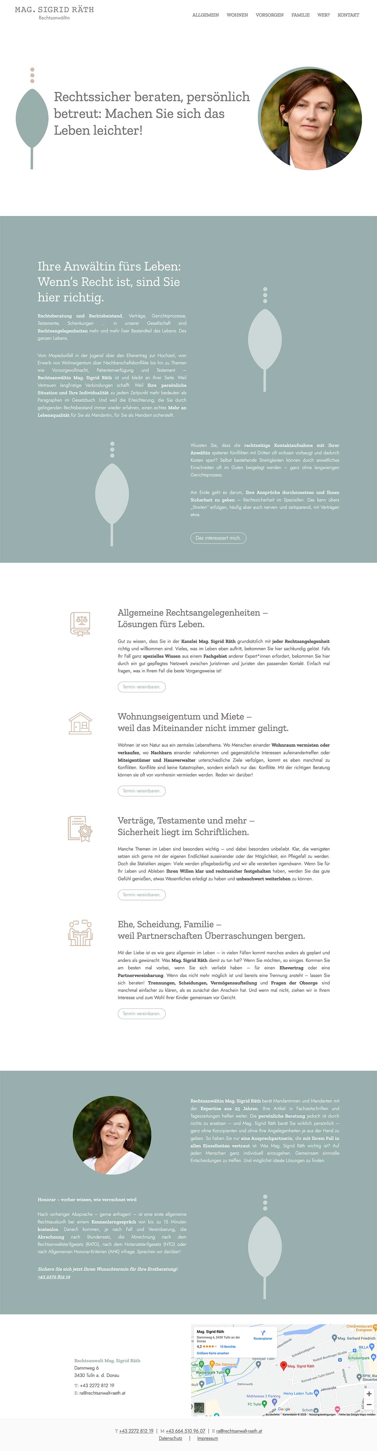 Ansicht – Homepage