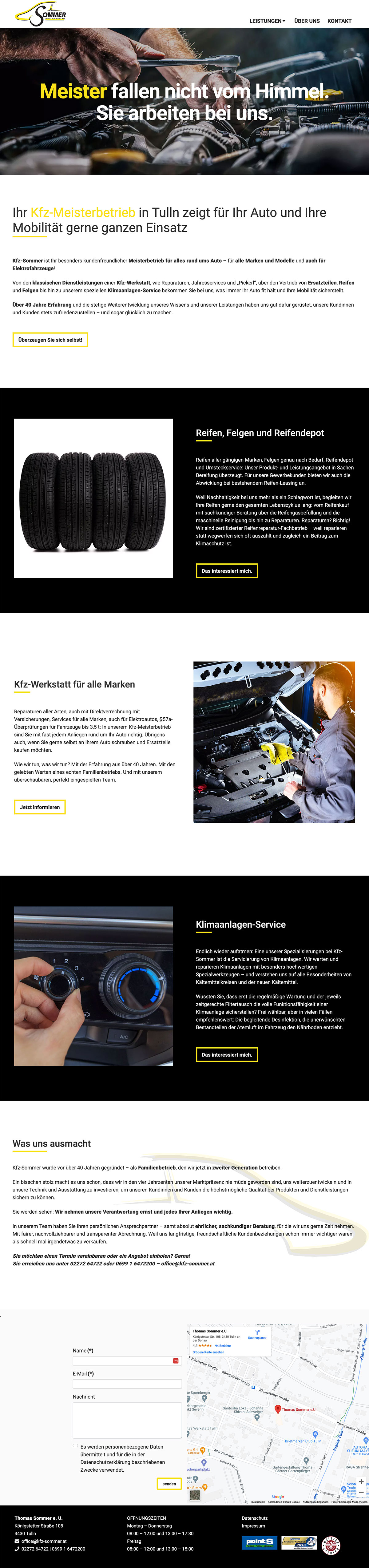 Ansicht – Homepage